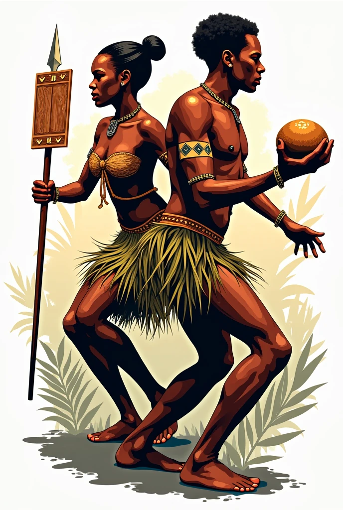 Create a black and white drawing of something that involves Maranhão culture
