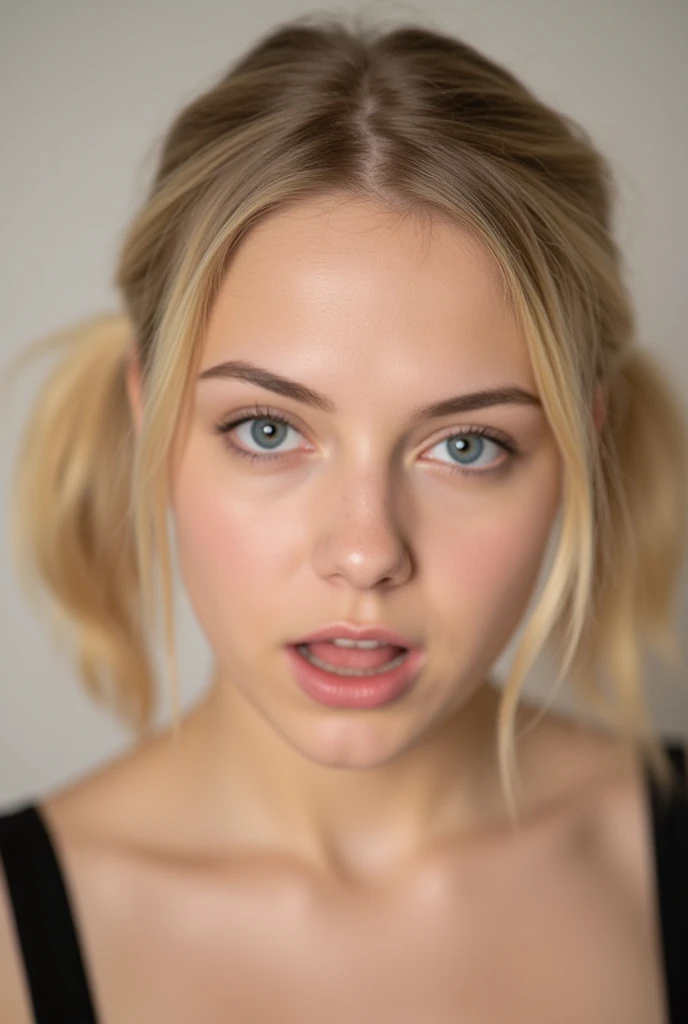 puffupcheeks<lora:PuffyCheeks:1.0>, mugshot photo of beautiful 19 yo girl, city night, key light, top lighting, (red lips:1.2), blonde short hair, black eyes