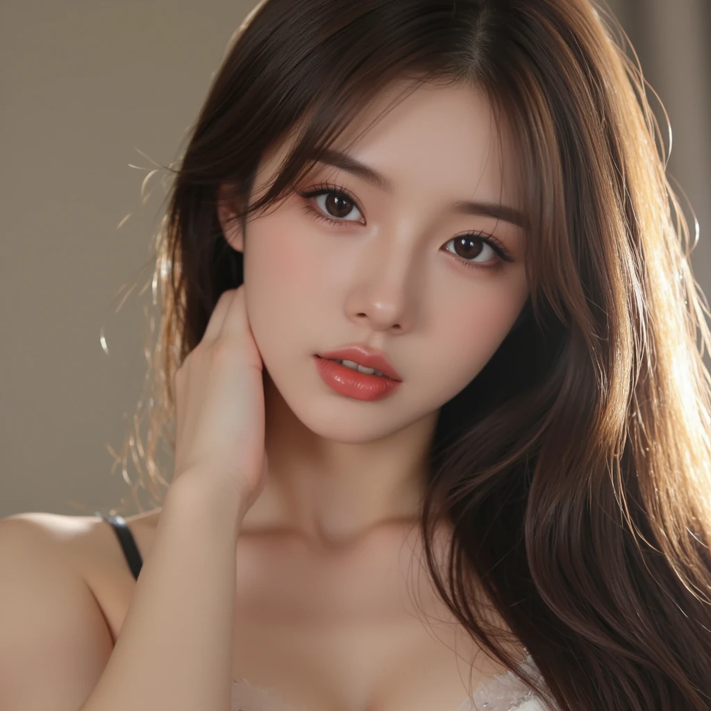 table top, highest quality, shape, Super detailed, finely, High resolution, 8k wallpaper, 完璧なダイナミックな構shape, beautiful and detailed eyes , Hotel(Bet,Black sheets), sexy face,face of ecstasy,Face at the peak of sexual excitement,narrow side