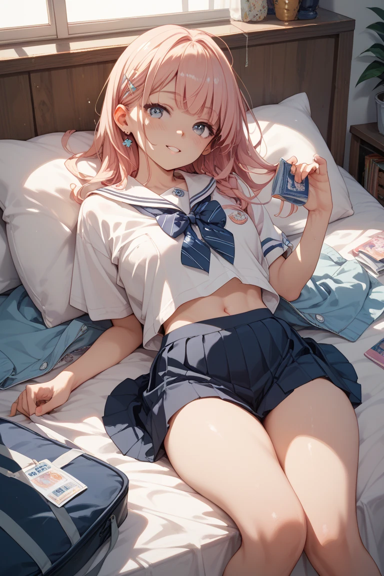 Masterpiece,masterpiece,top quality,super detailed,high resolution,high resolution,8k kin portrait,unity,8k wallpaper high definition c,unity 8k wallpaper,cute type,little:1.5,:1.5,,realistic,real person,. Cute,little,portrait,glossy skin,high definition,(16years:1.2),(1 girl),(bed room:1.6),cute,perfect face,seriously,((cute:1.5)),(pink short hair:1.5),big breasts:1.5,((school uniform:1.2)),(((clothes lifted:1.5))),((nipples:1.2)),showing vagina,(spread legs:1.5),,((sex:1.8)),((1boy:1.8)),((vaginal penis:1.2)),(lying:1.8),(embarrassed,blush:1.2),((intercourse with a man)),boy on top:1.5,(POV hands,grab legs:1.5),legs up,(team:0.8),(wet:0.8),(sweat:0.8),(trembling:1.3),(parted lips:1.3),(crying face:1.4),(A face of despair:1.2),(feeling weak:1.2),(cum in pussy:1.5)