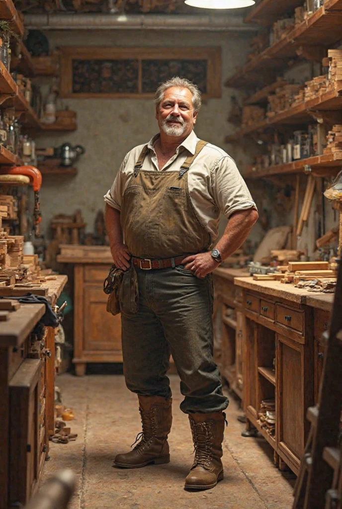 A carpenter who works all day building furniture for others, but in his own home, It has old and poorly made furniture. Although he is an expert in his trade, has not had the time or resources to improve the furniture in his own home.