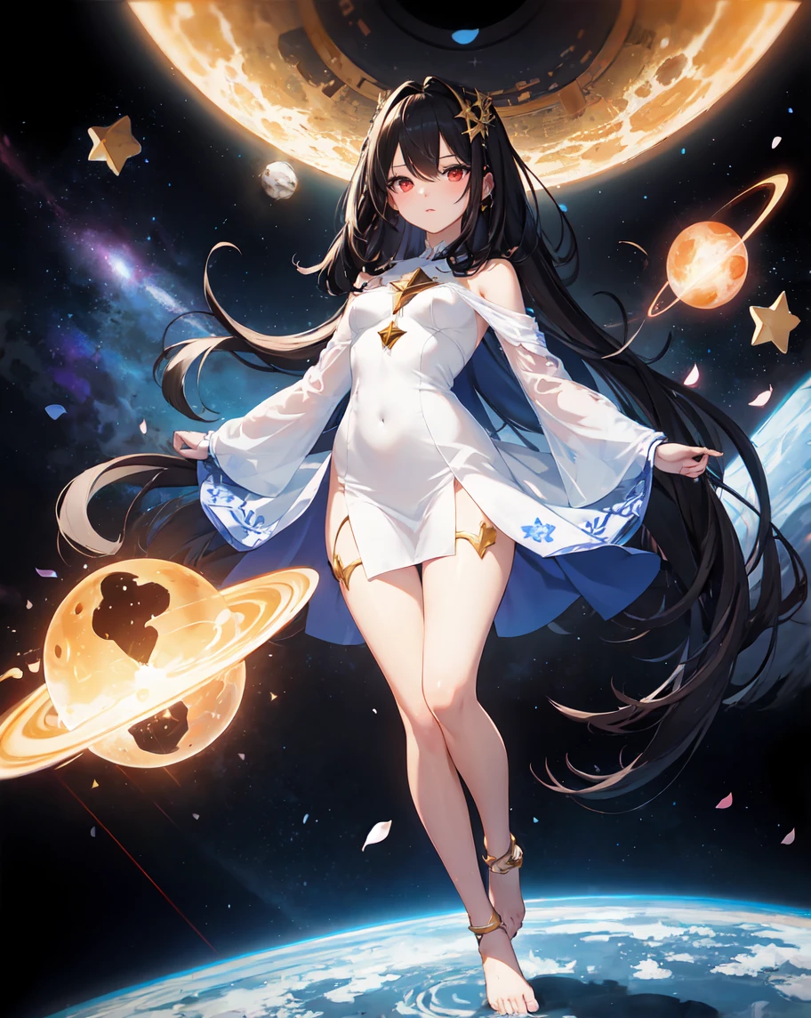 ((Highest quality、masterpiece、Beautiful finish、Normal body、Body without defects、5This finger))、milky way、big bang、Black Hole、Cesar、Creation and destruction、Creation myth、Tengen's Breakthrough、Multiple Worlds、Beyond Time、4 dimensions、paranormal phenomena、Catastrophe、Supernova、The Universe