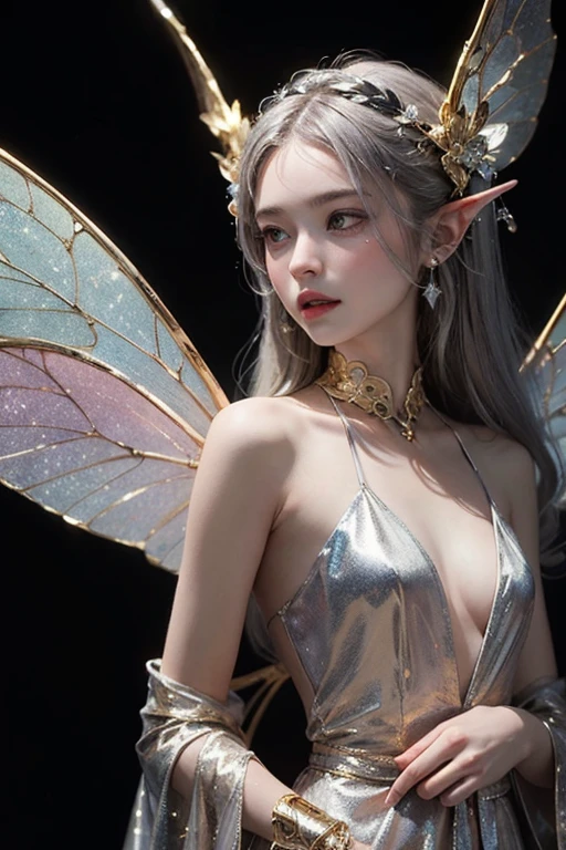 (masutepiece), Professional , ​masterpiece、top-quality、photos realistic , depth of fields （Gemstone Flower Metal Body:1.4),(Matte Silver Pink、Jewel Gold Weapon、（Gorgeous castle background）、（ultimate beauty girl）、（Flower rainbow fairy wings grow）、（Jewel Flower Metal Body:1.９),Gorgeous Jewel Metal Weapons , Detailed Sword of the Brave ,（ a blond）   ,warhammer 40k ,(（Floral Micro Bikini）)、Particles of light、（Beautiful flower garden background）、 adepta sororitas,Detail and ornate jewel crown、solo、Brown hair、（Gangle's forest background）、Beautiful Caucasian beauty、１a person、dynamic ungle,(((Diamond tiara with detail and luxury)))、a small face、Powerful poses、（Gorgeous castle background）、huge filesize、20 year old beautiful woman、Thin female fingers、Straight long hair、Beautiful Caucasian beauty、Valley、Fairy of Light、Particles of light、, fairy wings, angel wings, complex background, pastel theme, light pink hair, grey hair, light purple hair, blue hair, many accessories, many jewelleries, braided hair, demon girl, horns on face, blackpink jennie 