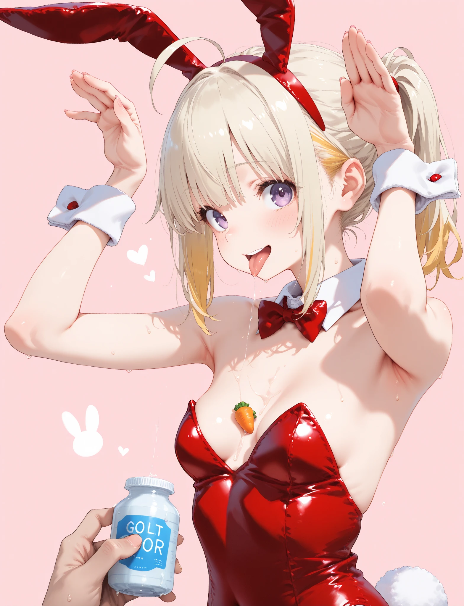 anime character with a bunny ears and a black bra top, bunny girl, from girls frontline, azur lane style, Fine details. girls' frontline, from the azur lane videogame, at pixiv, ultrarealistic sweet bunny girl, characters from azur lane, pixiv 3dcg, popular on pixiv, by Yoshihiko Wada