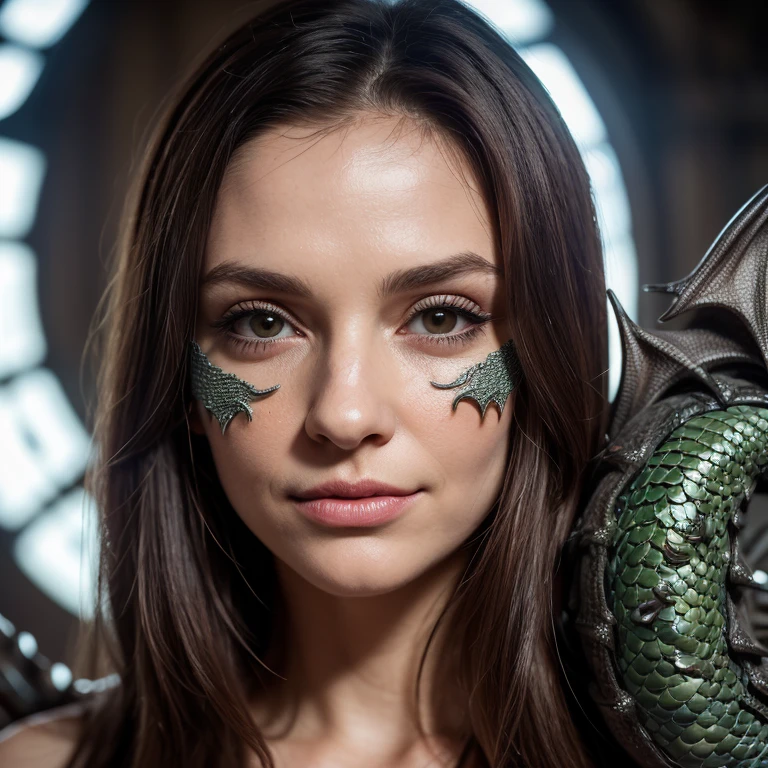 (best quality,4k,8k,highres,masterpiece:1.2),ultra-detailed,(photorealistic,photo-realistic:1.37), (A beautiful female phantom with compound eyes that look like the eyes of a praying mantis:1.5), futuristic, hi-tech, natural-looking skin, emerald-green compound eyes, exquisite, detailed face features, (piercing eyes, long eyelashes and sharp angles:1.3), sculptural facial structure, innovative fashion style, metallic, shimmering make-up, glowing eyeliner, ornate futuristic jewelry, elaborate headpiece, feathers and metallic elements, ethereal background with floating holographic particles, controlled lighting with soft highlights, bluish-green color scheme, otherworldly atmosphere. (NSFW:1.1), (toned body, small breast:1.5)