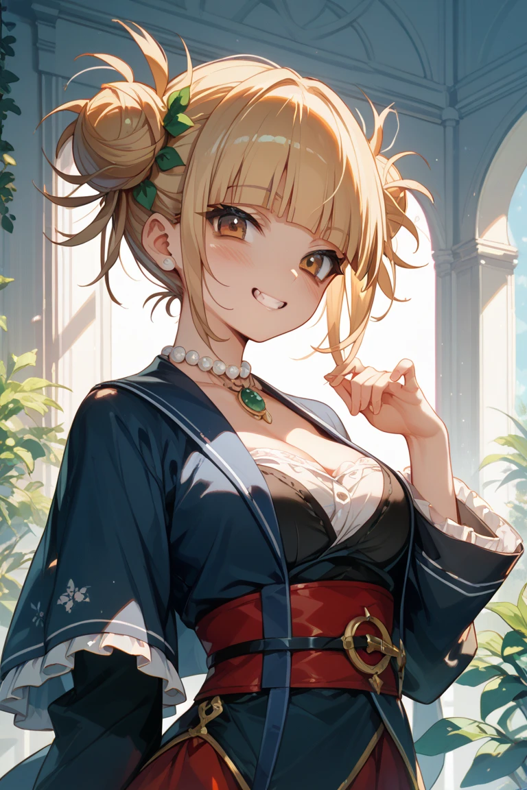 (long-eyelashes)(blonde hair)(long hair)(anime)(anime style) (cinematic lighting)(masterpiece)(accurate)(anatomically correct)(super detail)(high details)(high quality)(best quality)(highers, 8k)(Modern clothes)(youthful appearance)(18 years old boy)(soft features)(delicate facial structure)(narrow chin)(slender neck)(gentle smile)(captivating expression)(natural lighting)(soft and dreamy atmosphere)(solo)(nose blush)(light blush)(red lips)(happy)(glint)(seductive smile)(ear blush)(bright pupils)(wide eyes)(blue eyes)(masterpiece) (Very detailed) (Half realistic)(blond hair)(long hair) (Delicate and delicate facial features)(ultra-detailed)(best quality)(perfect body)(detailed eyes:1.3)(clothed)(wide hips)(perfect hands and eyes)((perfect face)(sensual hips)(perfect slender body torso 1.2)(8k)(anatomically correct)(shaved)(thigh gap:1.2)(cinematic lighting:1.2)(high resolution:1.3)(dynamic shadows)(standing:1.3)(anime)(1 boy)(Solo)(looking at viewer)(best quality, 4k, highers, masterpiece:1.2)(ultra-detailed)(portraits)(beautiful detailed eyes)(beautiful detailed lips)(long eyelashes)(fair skin)(youthful appearance)(one boy)(feminine boy)(Starbucks apron)(Coffee shop)Gender: (Male) Sexuality: Bisexual. Hair: blond Hair. Eye Color: Blue. Clothing: Black uniform + White Starbucks apron. Accessories: Earrings + Light Make-up. Build: Soft features + delicate facial structure + Hourglass Figure + Wide Hips + Round Butt + narrow chin + slender neck + long-eyelashes +fair skin + slender body + Delicate and delicate facial features. Occupation: Coffee shop owner.