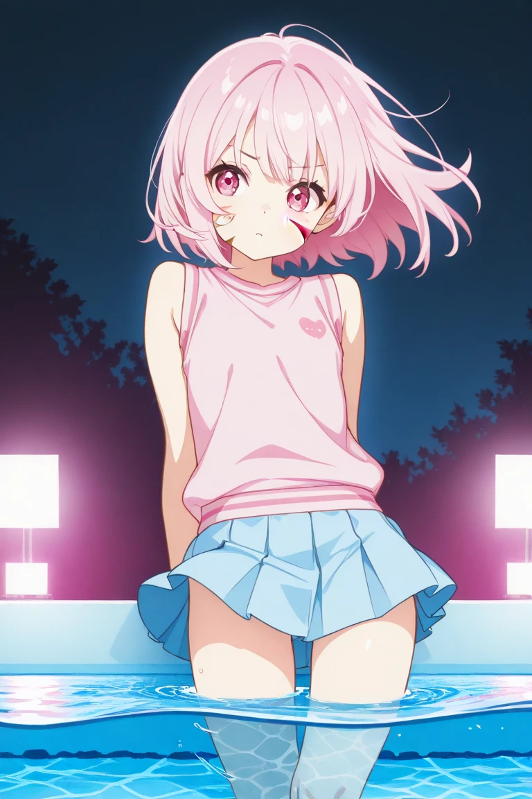 10yo, Color (Fantasy: 1.2), (hayao miyazaki style), (White panties), (Light blue panties), (Pink Panties), (stripe panties), Realistic lighting, masutepiece, High quality, Beautiful graphics, high detailing, masutepiece, High quality, Beautiful graphics, high detailing, --V6