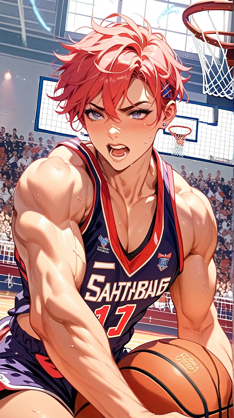 01:30:07 Anime expires in 13 days、High resolution、male、Nice、cute、the body is slim、Stylish body、erotic breasts and butt、Big pink nipples、He has a big chest、The buttocks are also big、Please take off your tight suit.、Puberty、 Too much exposure、blush、Embarrassing、Breasts bigger than face、