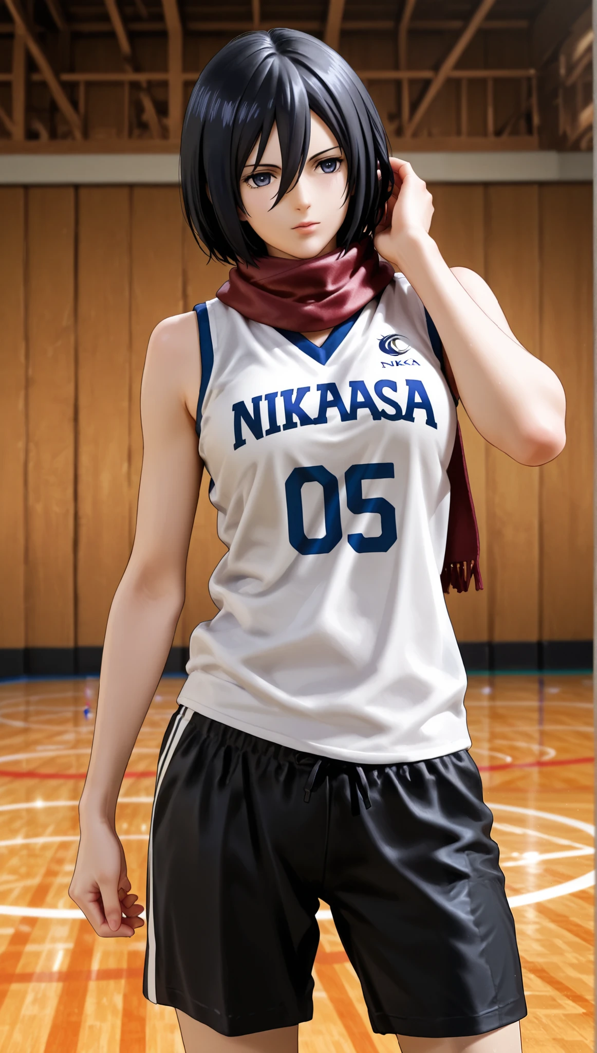 Hinata Hyuga vs Mikasa Ackerman, NBA game