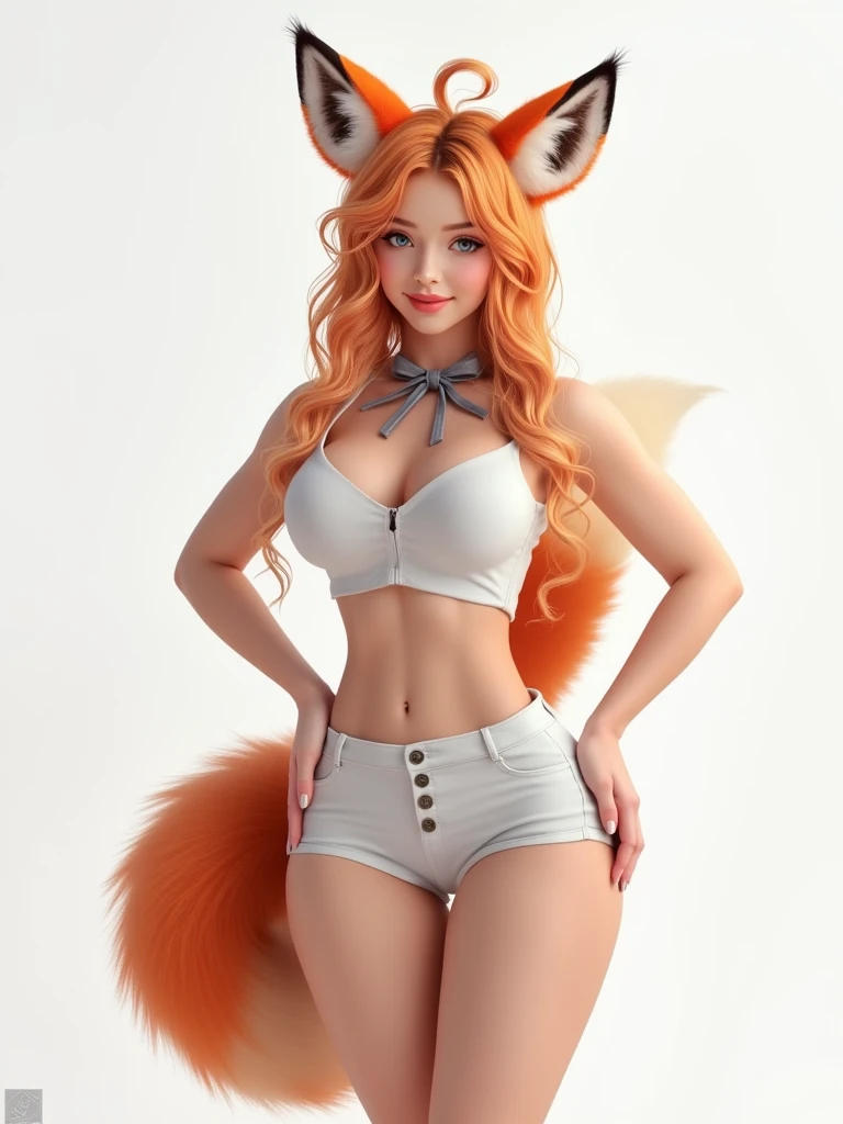Furry girl with fat ass and big tits 