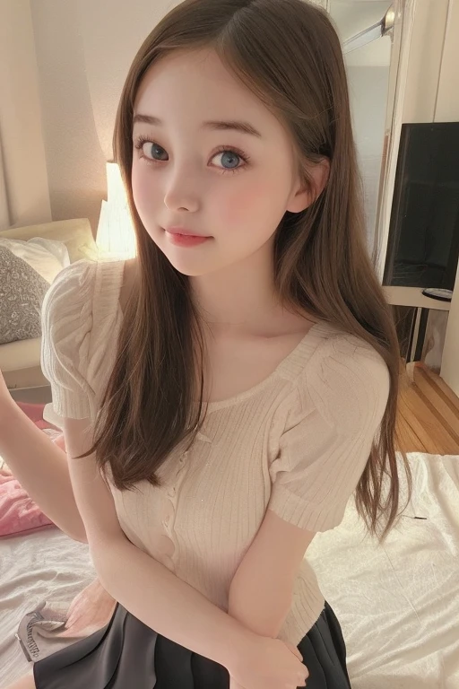white shirt、Onepiece、Oversize、an legs、collars、Cut shirt、Homework、knit、sleeved、simple clothes