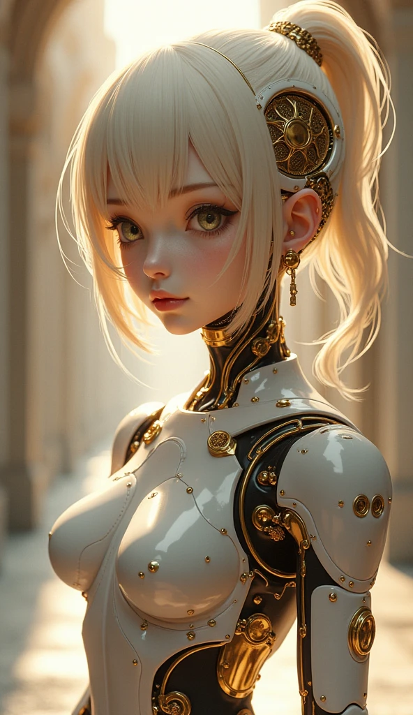 Robot girl transformer 