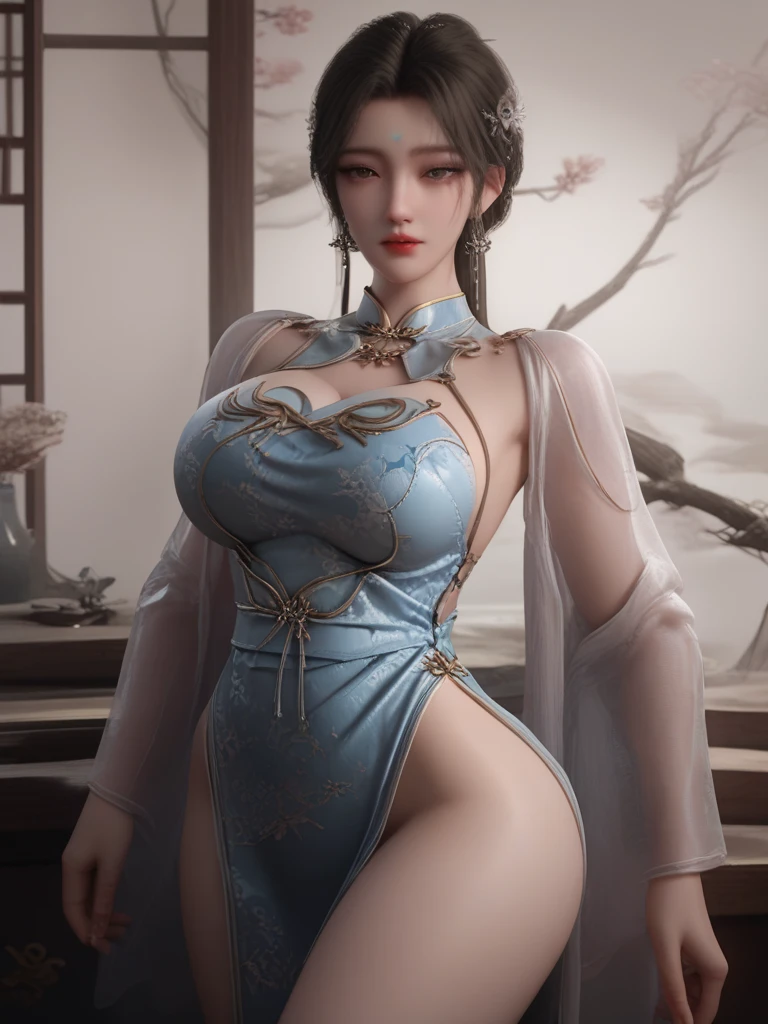 CLOSE UP UPPER BODY,solo, COWBOY SHOT, ((Evil Dragon,WHITE HIGHT PONYTAIL HAIR)), (GIGANTIC FAKE BREASTS,CLEAVAGE TOP,11 LINE ABS:1.5), ((WEARING OUTFIT Dynasty Warriors 8 DRESS:1.5)), (MUSCULAR BODY SHAPE:1.5), (CLEAN GLOSSY BODYSKIN:1.5), (LOOKING AT VIEWER:1.6), (BACKGROUND FUTURISTIC SPACE STATION:1), (Photorealsitic:1.4), (Ultra-detail), (TOP-QUALITY), (BEST SHADOWS), BRIGHT LIGHT IN ROOM, HYPER TEXTURE, (4X MSAA), ((UNREAL ENGINE 5 RENDER)), (NEON), PHYSICALLY-BASED RENDERING, ULTRA HIGHT DEFINITION, 16K, 1080P.