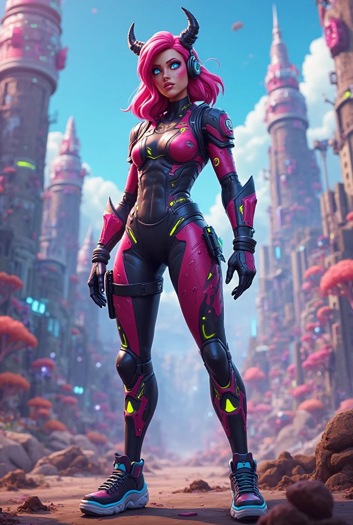 full body, photo of 1lady,[:robotic body:0.45]
dynamic pose,
gigantic breast, narrow waist, wide pelvic, transparent pantyhose, cameltoe, thick thigh, thin calf, highheels,
transparent cape floating in the wind,
cyberpunk, skyscrapers, neon bokeh, future city