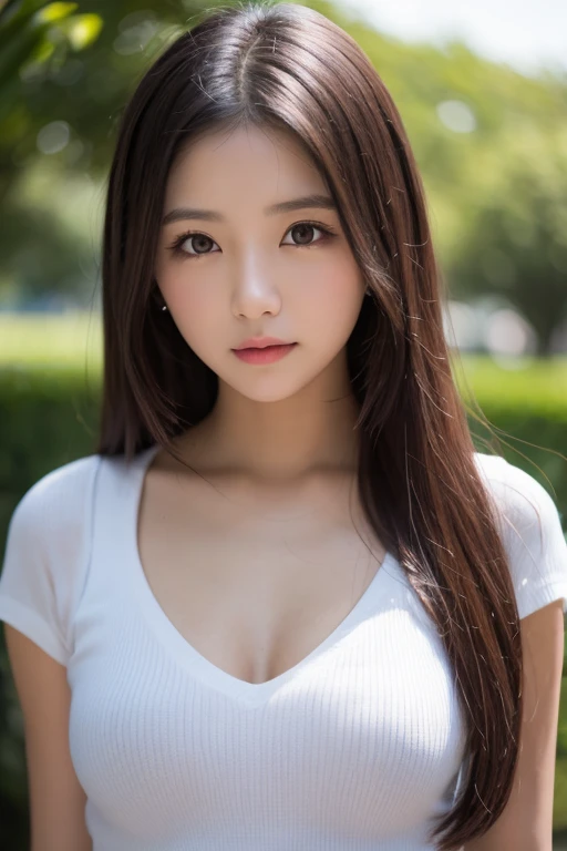 ulzzang-6500-v1.1,(RAW Photos:1.2), (Photorealistic), (Genuine:1.4), ((masterpiece)),(Very realistic, High resolution, Detailed face, Beautiful Eyes), Glowing silver hair、blue eyes、Pure beautiful girl、