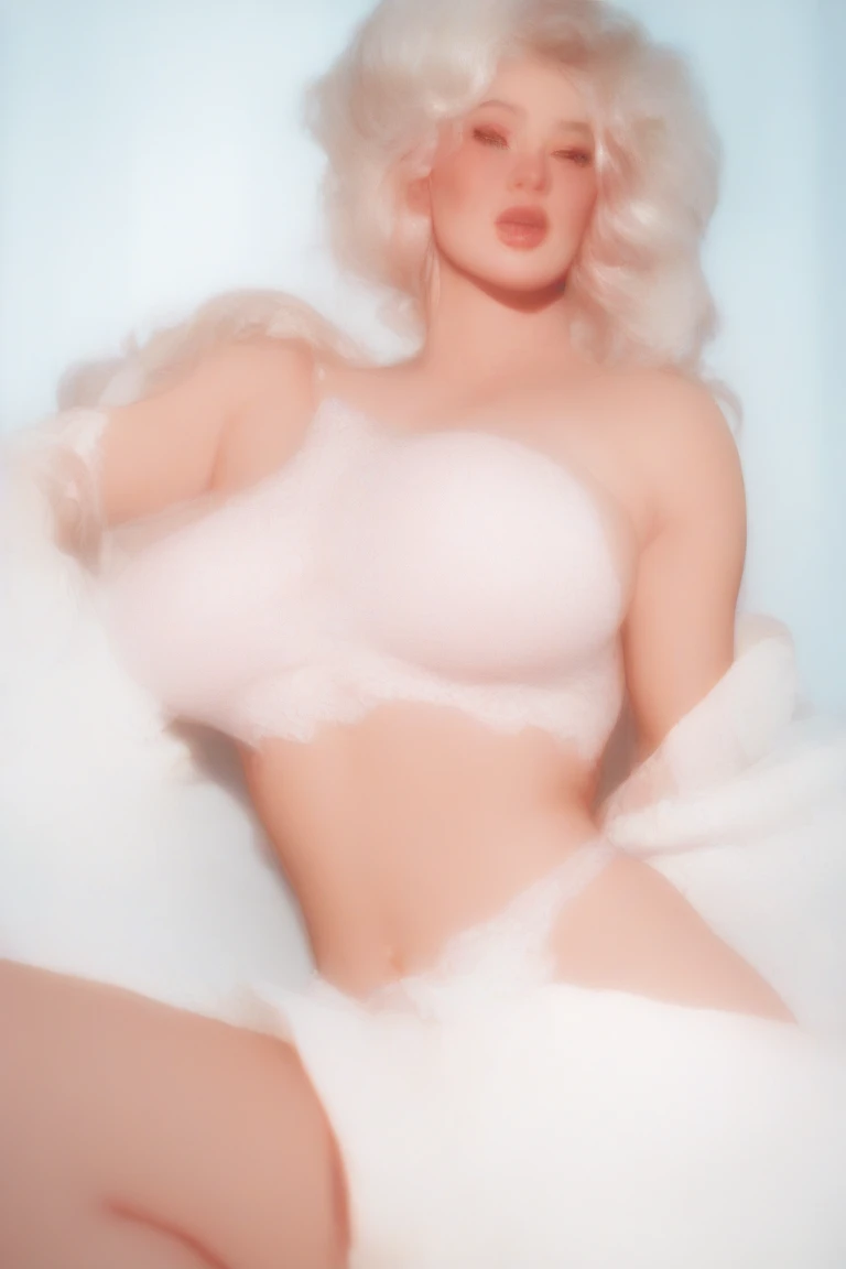 Perfect and realistic model with perfect and detailed face, blonde hair and sexy look, showing the whole body and the ass well detailed --auto --s2
