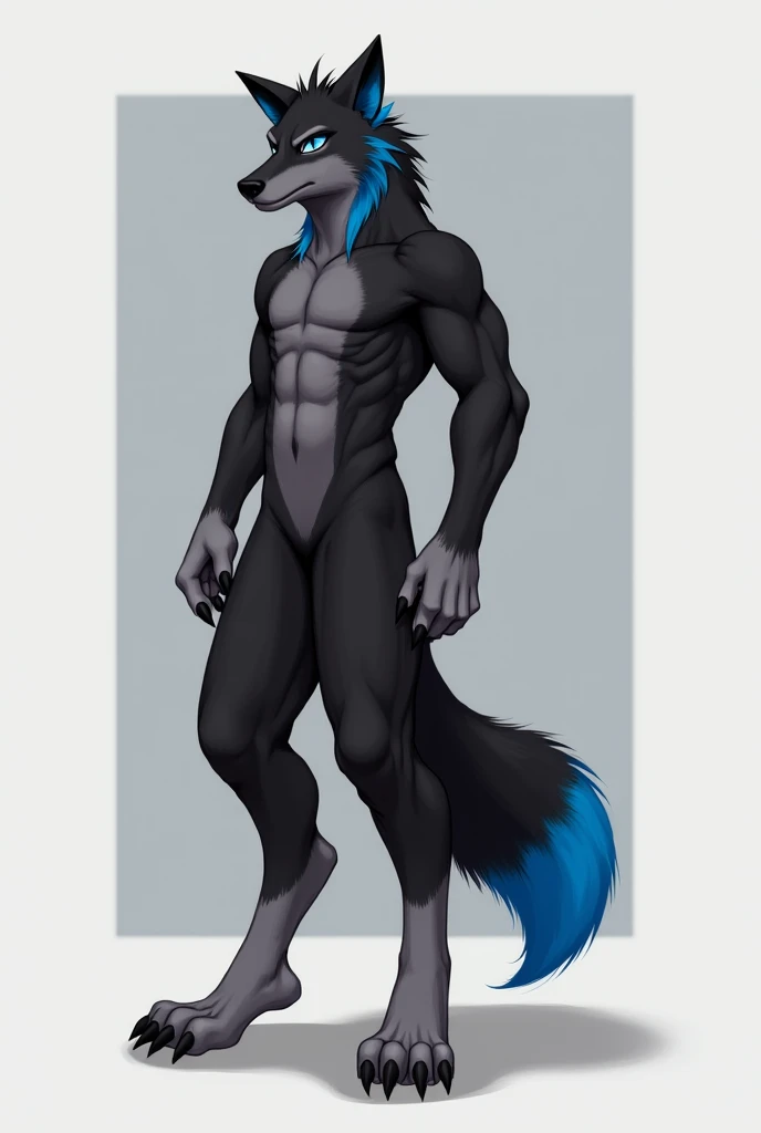 4k, high resolution, best quality, perfect colors, perfect shadows, perfect lighting, posted on e621, furry body, solo, character reference sheet of an anthro gray wolf, punk rock features, wearing a spiked collar, wearing spiked wrist cuffs, short neat light blue mohawk, (anatomically correct wolf tail, detailed fingers, male, (middle-aged, mature:1.2), (heavily muscular, beefy, massive, manly, masculine:1.4), correct anatomy, (photorealistic fur, detailed sweaty fur, epic, masterpiece:1.2), (big modern gym background), (by Chunie, Bonifasko lighting), (standing naked, silver nose ring:1.4), silver earrings, detailed blue eyes, detailed penis, nude, grinning at viewer, anatomically correct wolf penis, proudly showing his canine penis off to the viewer, knotted wolf penis, big balls, detailed balls, saggy balls, pronounced balls, low hanging balls, scar on his left eye, multiple views, multiple angles,chunie