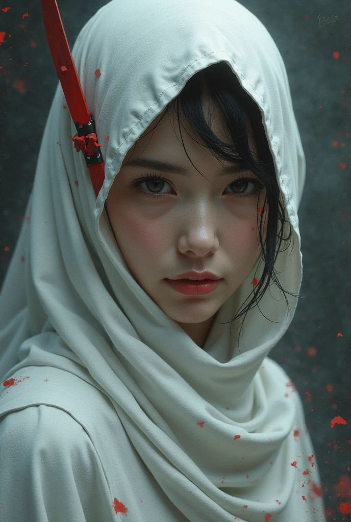 (Masterpiece, Young Nun), (High Quality, Spiritual Figure), (Female Character, Religious Icon), (Detailed Attire, Habit), (Nun's Veil, Covered Head), (Bare Neckline, Modest Plunge), (A veil covering the mouth, face veil fit his face, Long gloves), (Natural Complexion, Radiant Skin), (Soft Lighting, Holy Sanctuary), (Realistic Texture, Fabric Wrinkles), (Deep Focus, Close-up Portrait), (Young Face, Innocent Expression), (Hands, Holding Rosary Beads), (Gazing into the Distance, Contemplating), (Serene Environment, Monastery), 1girl, full body shot