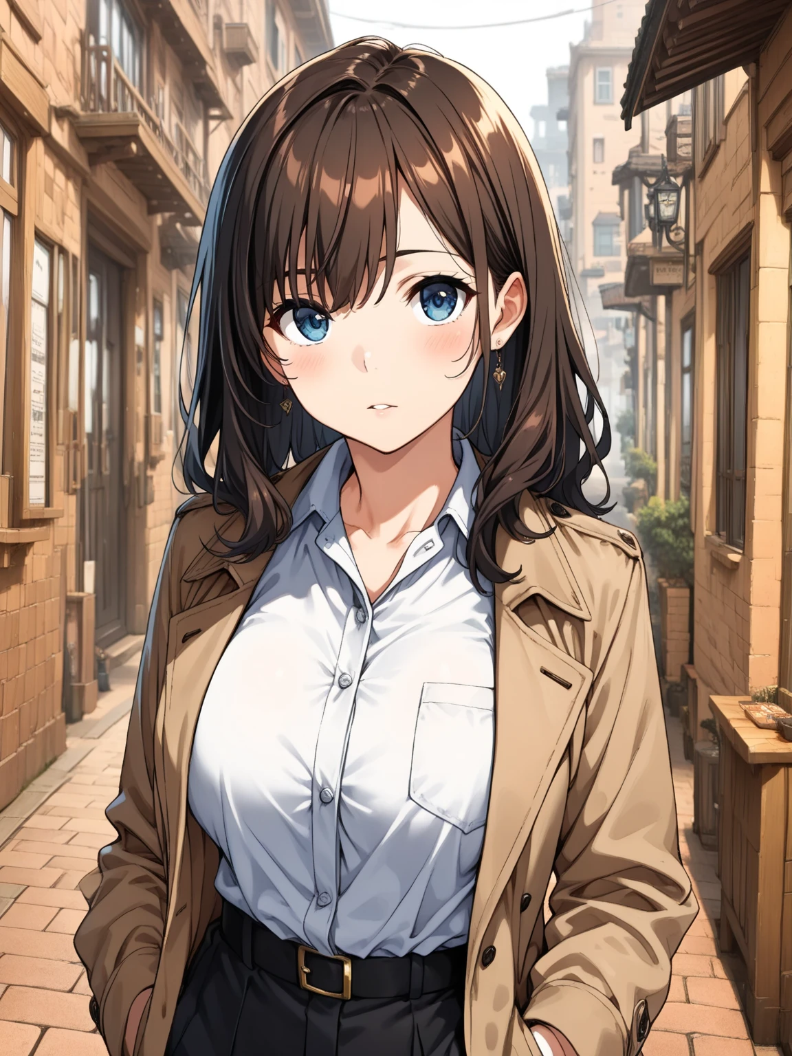 ((Best Quality)),( super high definition),(Super detailed),( detailed description ),((The best CG)),(masterpiece), solo,霧の町ロンドンが舞台,(探偵,男性)