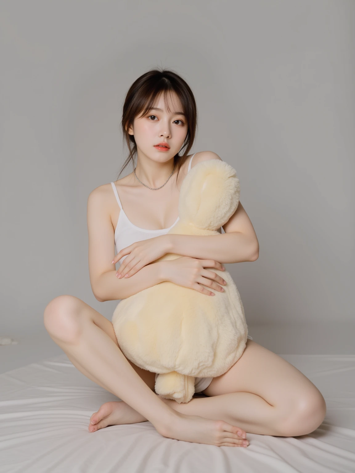 menina bonito, Asian Adult, thicc, perfect boobs, olhar sedutor,
