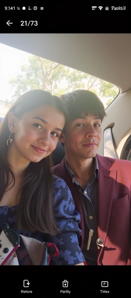 22 years old handsome man with sunglasses, and his girlfriend next to him, selfie, Real Life Remote Capture, boydan foto