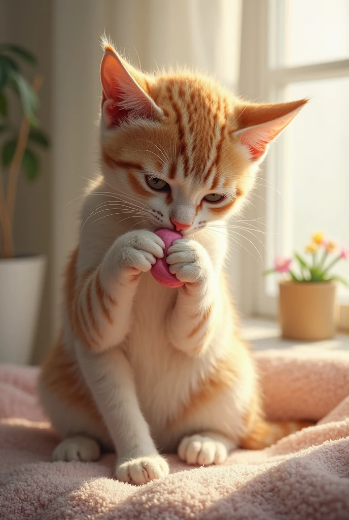 A female furry without clothes pussy licking