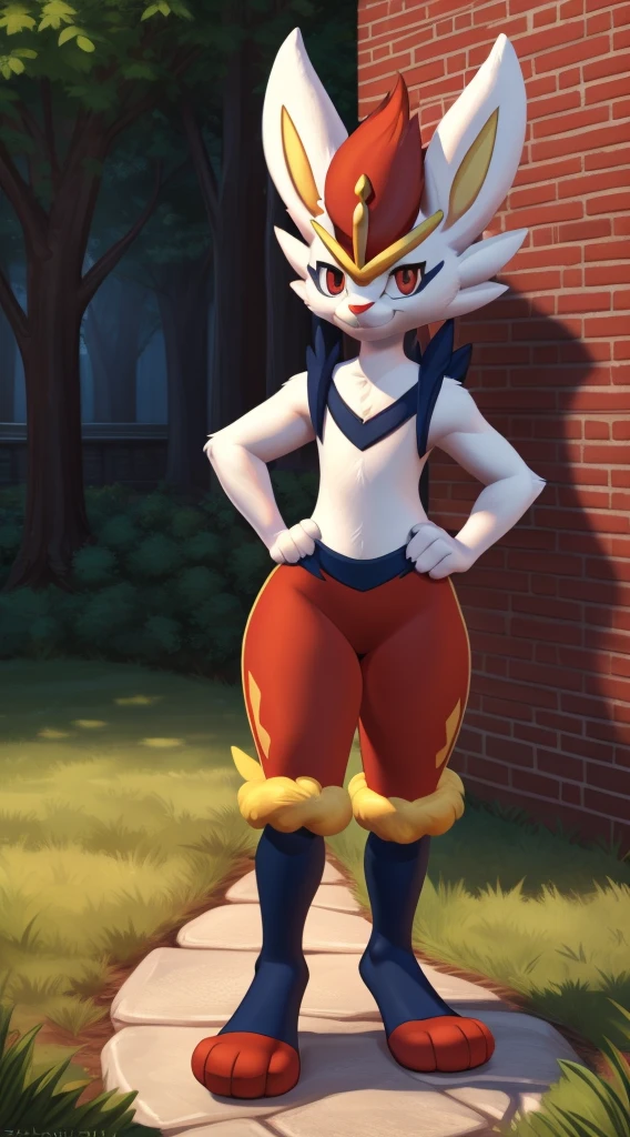 cinderace, pose quente 