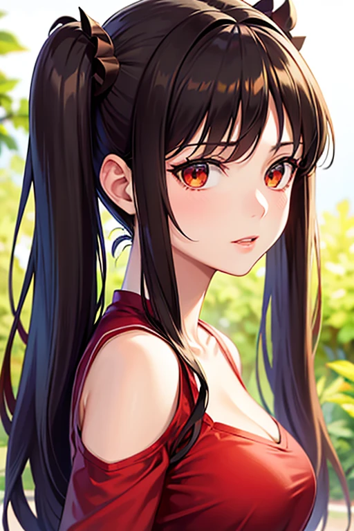 {Japan Slender Beauties}, High Resolution, Best Quality, {Masterpiece}, Super Detail, {Full Body}, Red School Swimsuit, Wedges, Caustics, Detail, Sit-Cinematic Lighting, No Blush