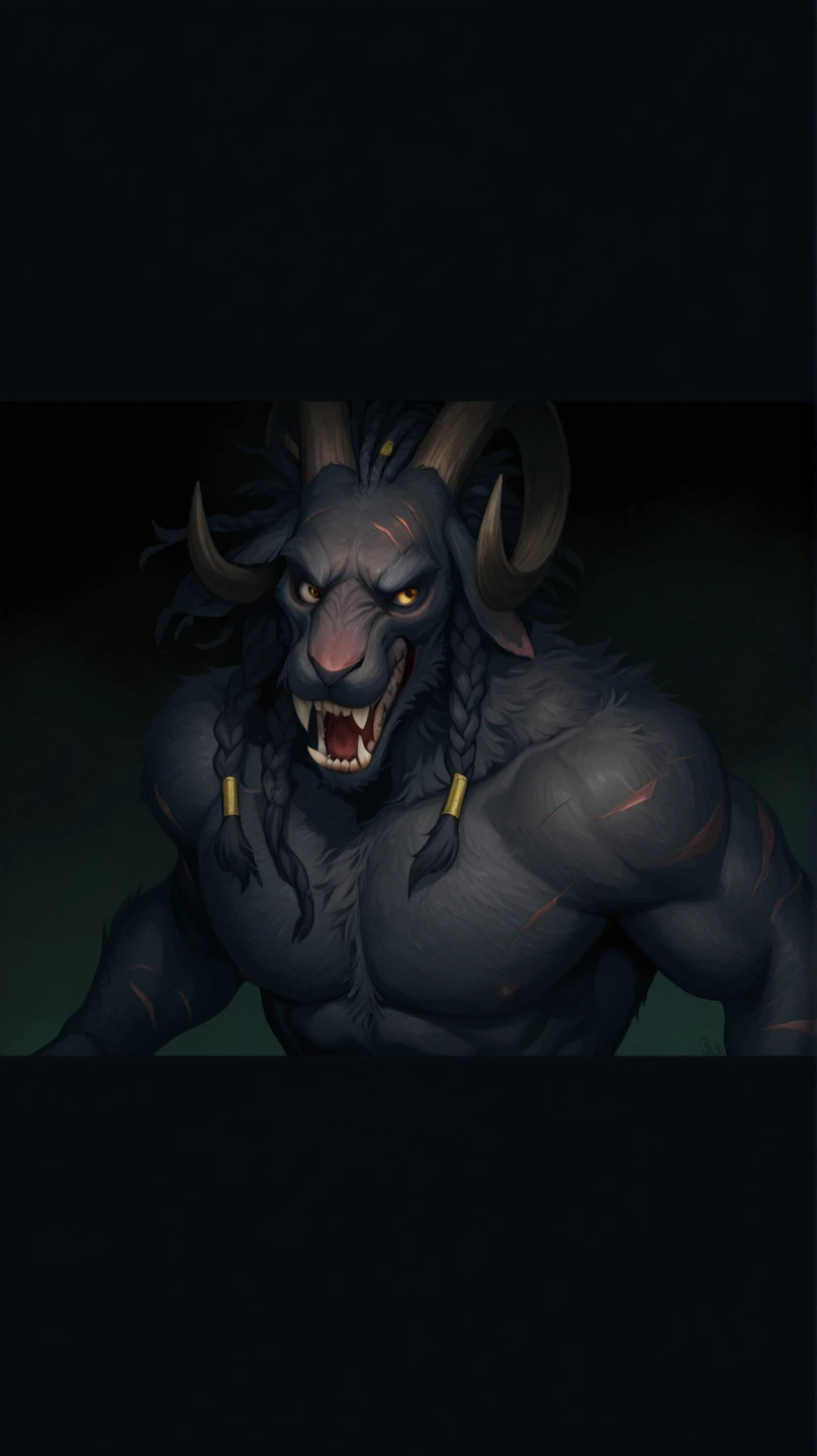 (by fossa666:1.4), masterpiece, detailed Bonifasko lighting, [crepuscular ray], best details, real life, depth of field, (bright lighting:1.4), detailed background, nude, solo female, (anthro), (anthro minotaur:1.4), anthro bull, 🐂, monster, sexy girl woman, femme, genitals, hairy pussy, exposed vagina, with bushy pubic hair and armpit hair, exposed armpits, covered in fur, snarling, growling, attitude, (breasts:1.2), clear details, (monster girl:1.2), powerful, pleasure, orgasm, self-pleasure, sticky pussy, (genital close up:1.2), (stinky, smelly, sweaty:1.2), drooling, lactating, labyrinth, maze