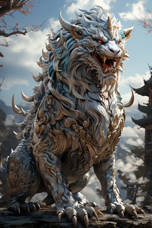 <lora:dahuangdongjing_20230717143530-000008:0.7>,dahuangdongjing,masterpiece,ultra high resolution,exquisite details,open your mouth,sharp teeth,