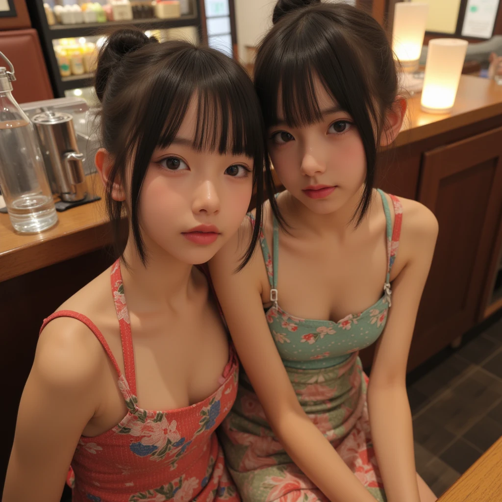 8k resolution, ultra realistisch, Ultra-Details, High quality, (2girls: 1.2),12 year old, Sitzen am Sitz,in nursery, Schuluniform, einen Schulranzen, Hemd, 1girls, looking over her shoulder, 1人, beautiful european woman, Thin Wess, (protruding buttocks: 1.8), feines Gesicht, kurzes Haar, (small Boobs, Spaltung:0.4), (Schwimm-Rennanzug :1.3), (Cameltoe), niedlich, kawaii, nass, Hintergrundbild, 1girls, looking over her shoulder, Tiefdruck-Idol, Koreanisches Idol, Nogizaka-Idol, (von unten:1.4), von hinten
