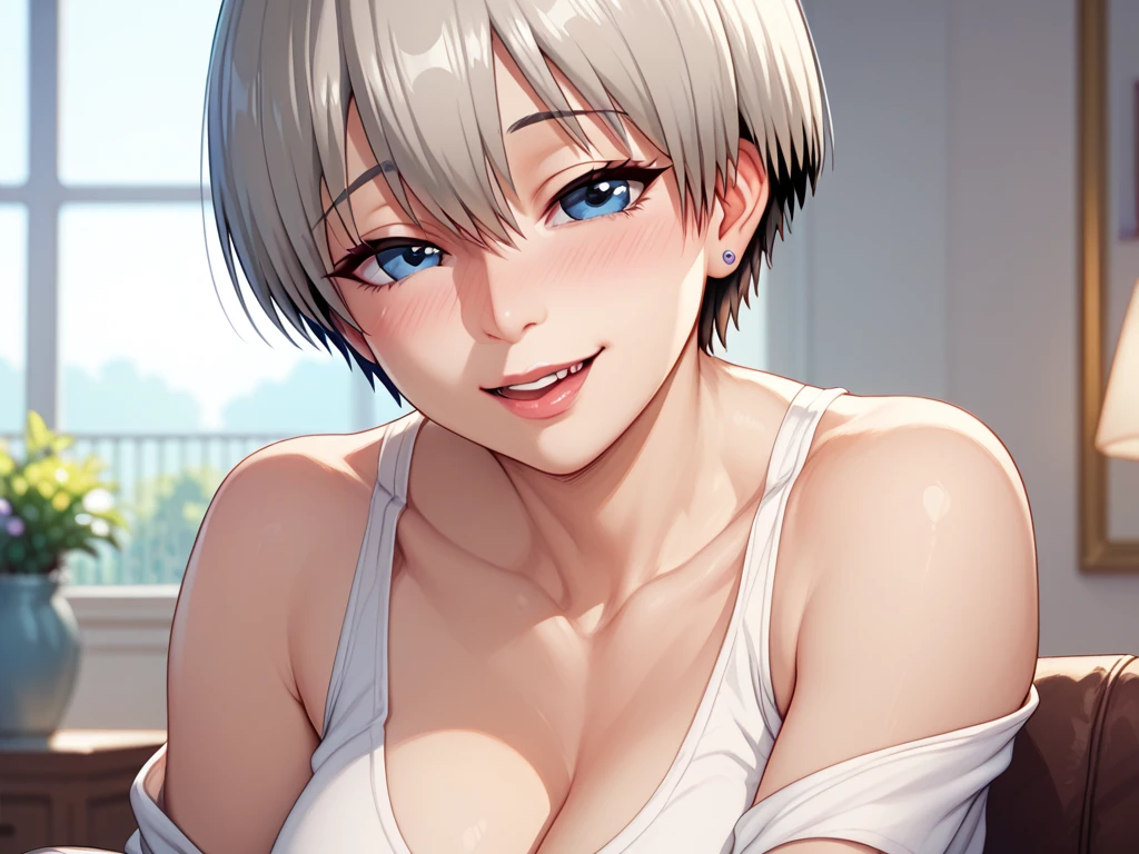 {{{nsfw:1.5}}},{{{full body:1.35}}},{{{{{full nude:1.5}}}}},{{{{{{no pasties:1.7}}}}}}},{{{{{no bra:1.5}}}}},{{{{{topless:1.5}}}}},{{{{{puffy nipple:1.5}}}}},{{{breast grab:1.5}}},breast squeeze:1.5, grabbing another’s breast:1.5, short silver hair, bob cut, blue beautiful eyes, masterpiece, 8k, 1 girl, 23 years old, tanlines, medium breasts:1.5, pointy breasts:1.2, long nipples:1.5,