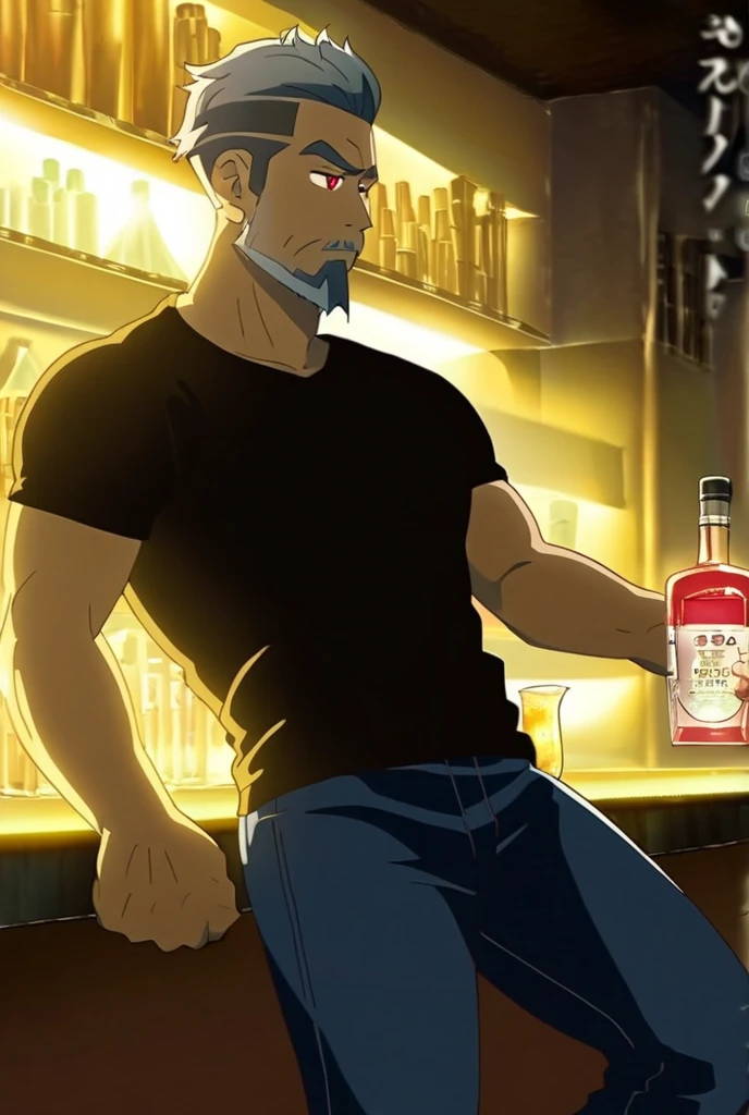 Only plump, chubby, extremely thick thighs, large belly, fat, age 45, bearded, usando apenas sunga branca,((Fios de Cabelos cor preto)) he is holding a glass of drinks, he is holding a glass of drink, he is holding a bottle of drink, he is holding a mug of choop.