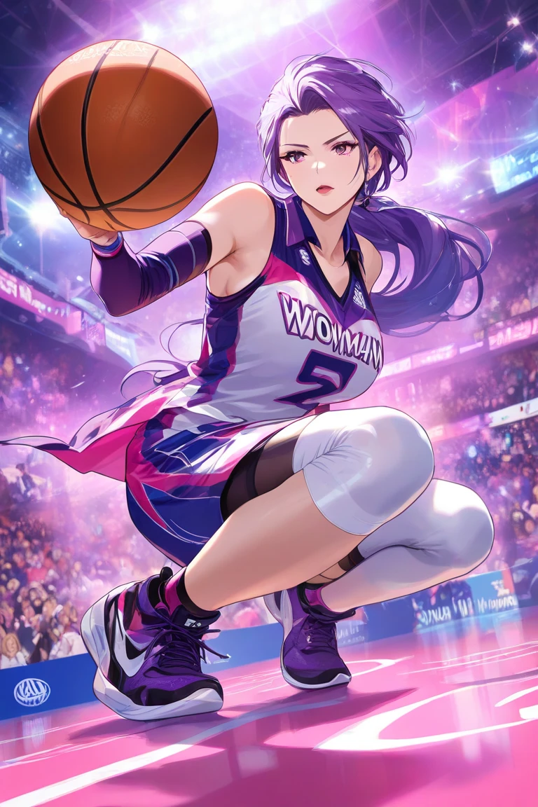 basketball　During the match　　cool woman