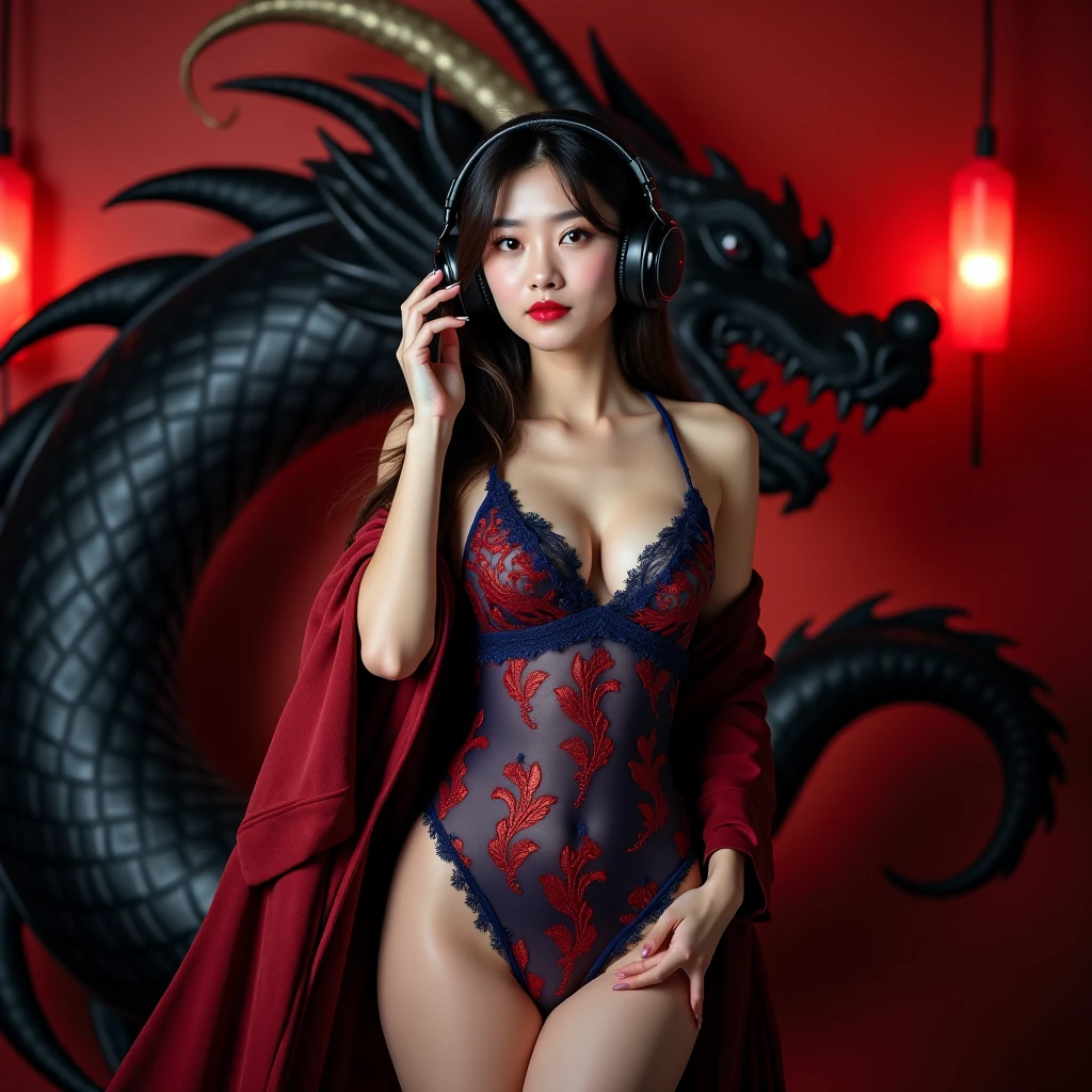 1Man girl、top-quality、超A high resolution、Raw photo、(Authentic skin texture:1.3)、large full breasts、Colossal tits、Wavy blonde hair、Picture-perfect face、Professional artwork、((Perfect female body))、Beautiful expression、beauitful face、Seductive look、beautidful eyes、thighs thighs thighs thighs、full body Esbian、(Random sexy poses:1.3)、(Immersive atmosphere、Chiaroscuro:1.5、brightened light:1.2、Luminous lighting) 、(red blush:0.5)、realisitic:1.3、longshot、Professional artistic background、Fantasy World Background、Mythical world background、Chinese Animation World Background、Dragons in Chinese mythology、Girl is riding a dragon、Girl wearing a maiden rope、(Appeal a girl's ass to a dragon、stick your buttocks out upwards、Stick your big butt out towards the viewer:1.2)、Adult Videography、(Sex between humans and dragons:1.7)、(Ejaculation on the body、Massive ejaculation:1.2)、(fear expression、blushed face、ahe face、Iki face、cum on:1.4)