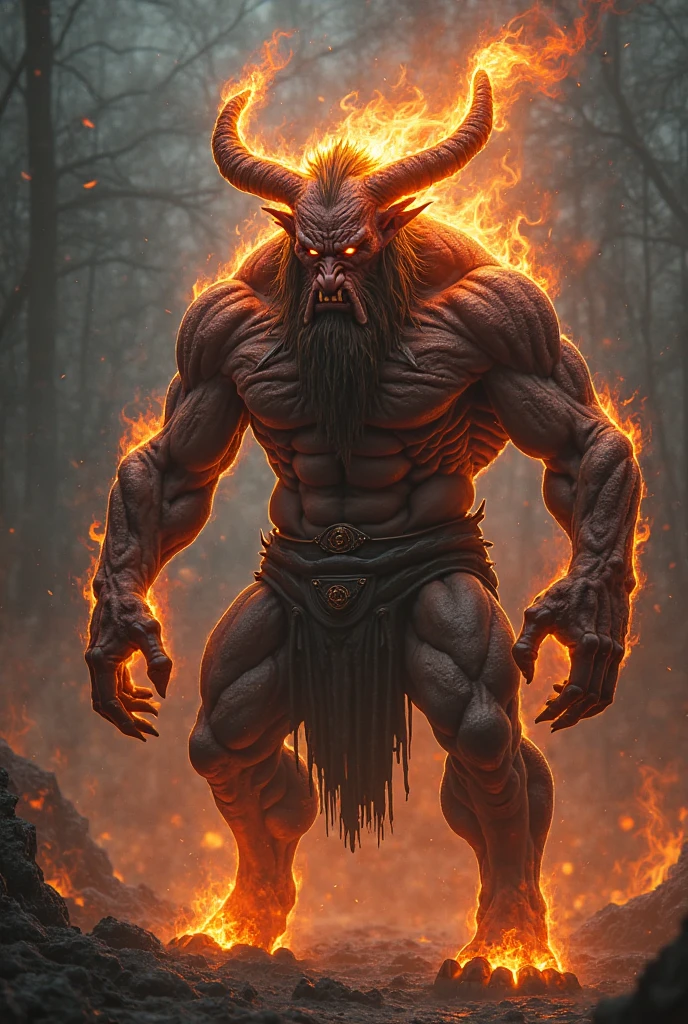 (8k, RAW photo, best quality, masterpiece:1.2), (realistic, photo-realistic:1.37), octane render, ultra high res, ultra-detailed ,professional lighting, photon mapping, radiosity, physically-based rendering, ue5, ((earth giant monster)), ((red glowing ember on giant's body)), ((red eyes)), ((holding flaming sword)), ((burning castle)), ((flaming wings))