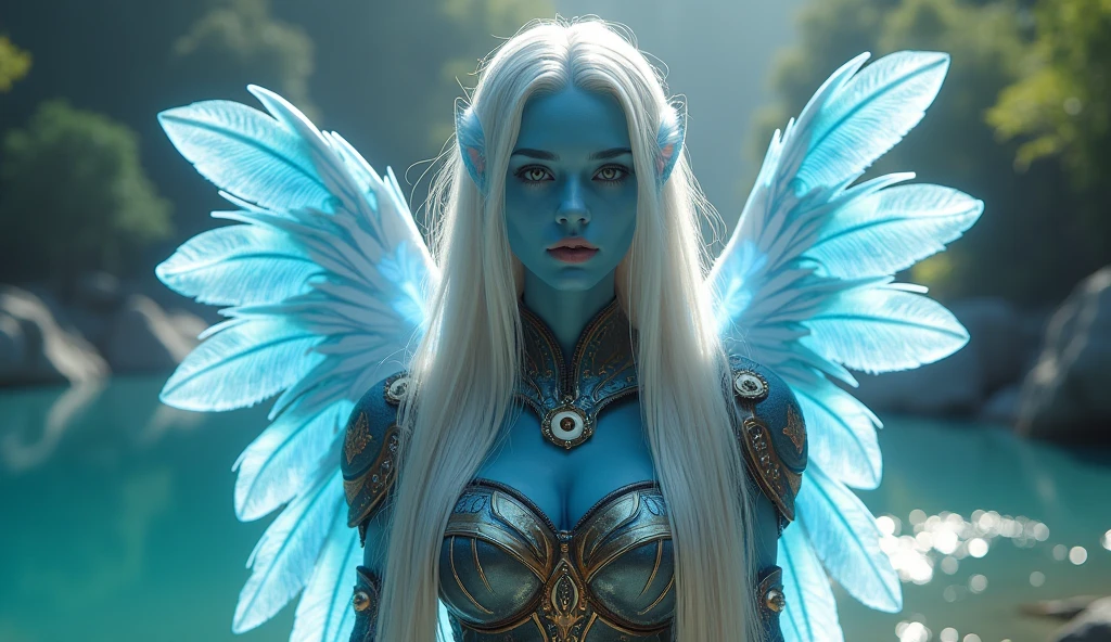 mystical astral elf woman