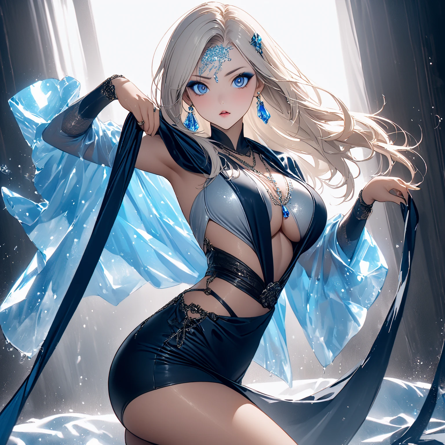 sticker of elsa from frozen, full body, jim lee, freedom, soul, digital illustration, comic style, without clothes, cyberpunk, perfect anatomy, centered, approaching perfection, dynamic, highly detailed, watercolor painting, artstation, concept art, smooth, sharp focus, illustration, art by Carne Griffiths and Wadim Kashin,