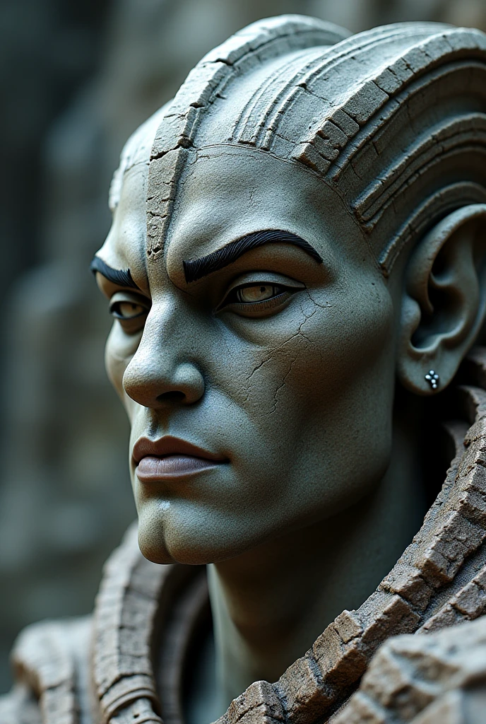 a realistic detail of Hulk wearing an Egyptian pharaoh goddess costume, royal Egyptian clothing, medium range portrait, highly detailed, sharp focus, masterpiece, commissioned, (professional hands), professional anatomy, color corrected, edited in post, (redshift style, classicnegative:1.2)