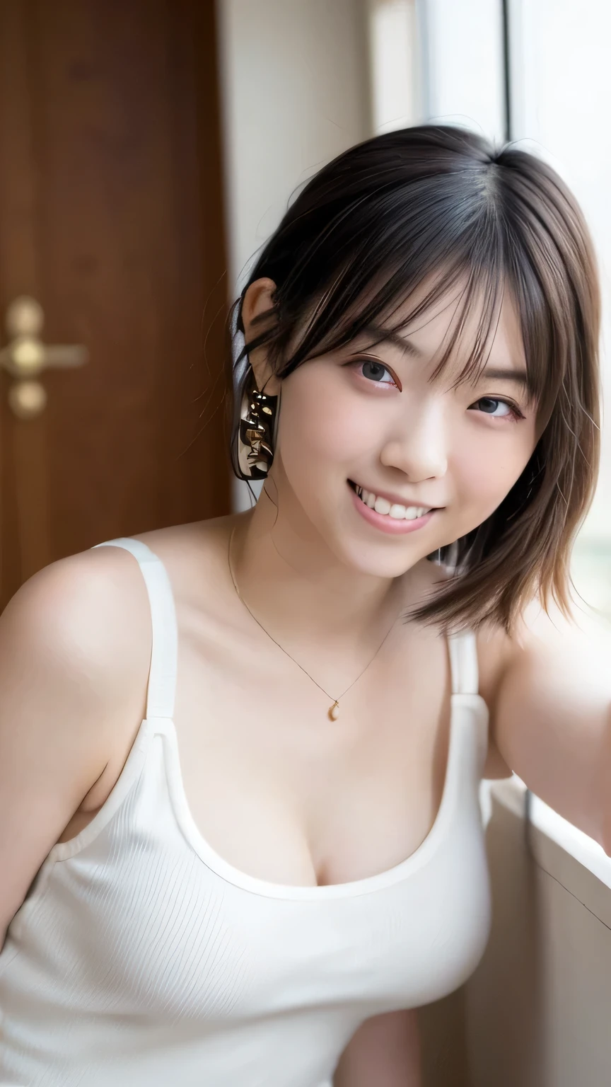 (((One girl:1.3))), ((23 years old:1.3)), (She is my daughter),
break
(Surprised Smile:1.2),
((Medium large breasts:1.3)), (Accentuated breasts:1.3, Movie chest, Shapely breasts:1.1, Perfect body),
break
(neat fashion:1.3), (white-theme:1.3), (High neck sleeveless sweater:1.3), ((Gold Necklace:1.2))
break
pleated skirt((color : green + Silver) high waist, (pattern : Plaid)):1.3),
break
(Standing leaning against the rail(color : white) wooden deck(Outdoor, open minded) Glamping Tent ((Gorgeous themes, Transparent Dome Tent, Great atmosphere, Great lighting, Transparent dome tent surrounded by nature)):1.3), ((Long Shot:1.5)), ((At night:1.7)),
break
((Her serious expression、Create a photo that conveys the feeling of a relaxed and happy moment.:1.3)),
break
(colorあせた写真:1.3), (Film Grain:1.3), Depth of written boundary, (Bokeh:1.1), (Light and shadow:1.4),
((Cowboy Shot:1.2)), ((From below:1.2)), ((Focus on her:1.2)),