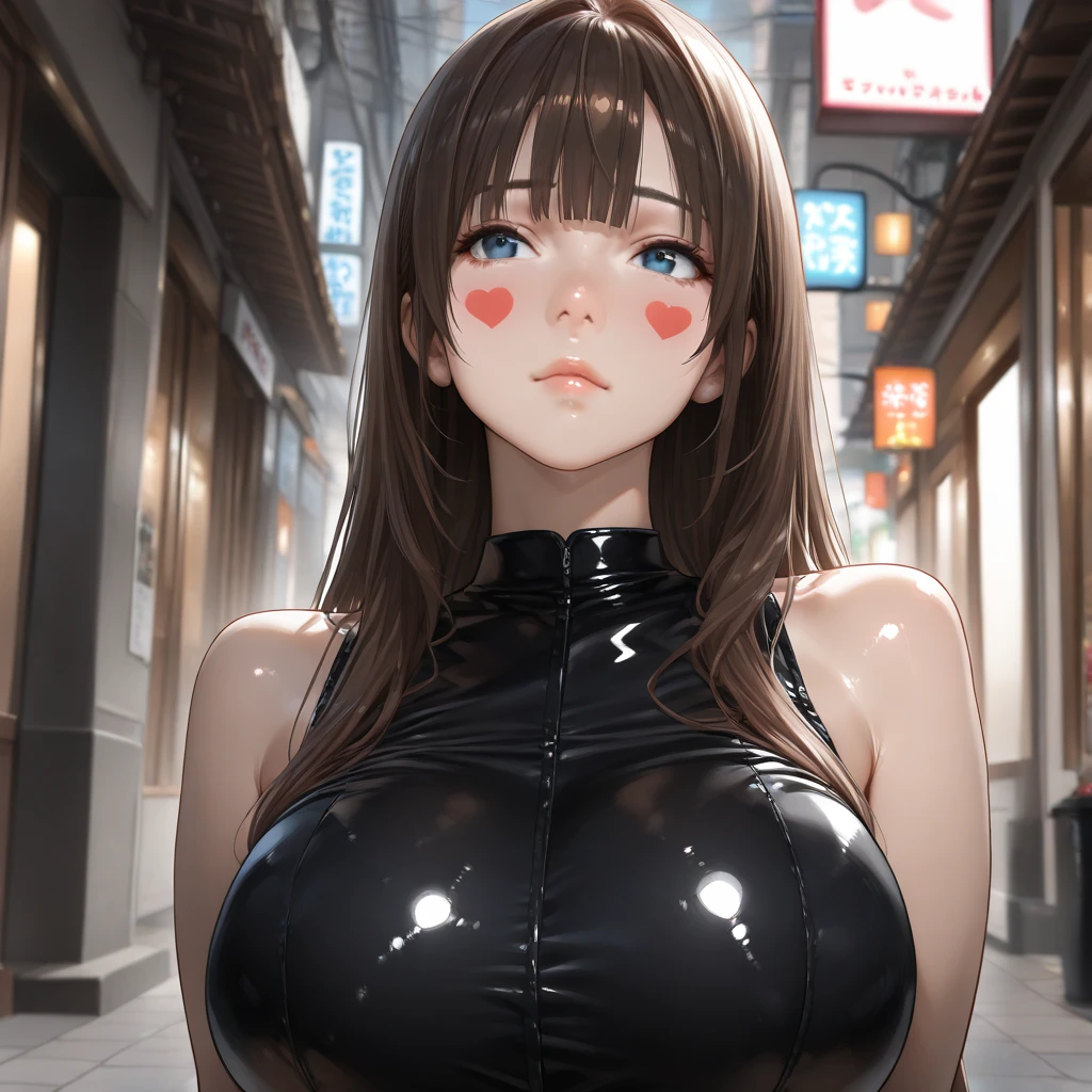 (On the table:1.4, Top quality:1.4、Add strong highlights to the eyes:1.4、闪亮short hair:1.4 ),1 Girl, solo, Short dark hair, scarf, hat,, Realist, looking at the audience, Light brown eyes,, short hair, coat, Winter clothes, White headscarf, Lips, Lip Gloss:1.4,Bangs,Keep your mouth shut, Upper part of the body、big eyes、eyelash、((street))、((短毛Bangs:1.4、big eyes、Highlight Your Students、{huge|Large target|巨Large target|Trillion} breast, cleveage、very Large targetger breast、Watching the audience、Very beautiful beauty、Stretch out your ears、Long Neck、Little Smile、Shut up and smile)))、Charming beautiful woman:1.4、(Autumn leaves are blue without people or cars々綠樹成蔭的street)