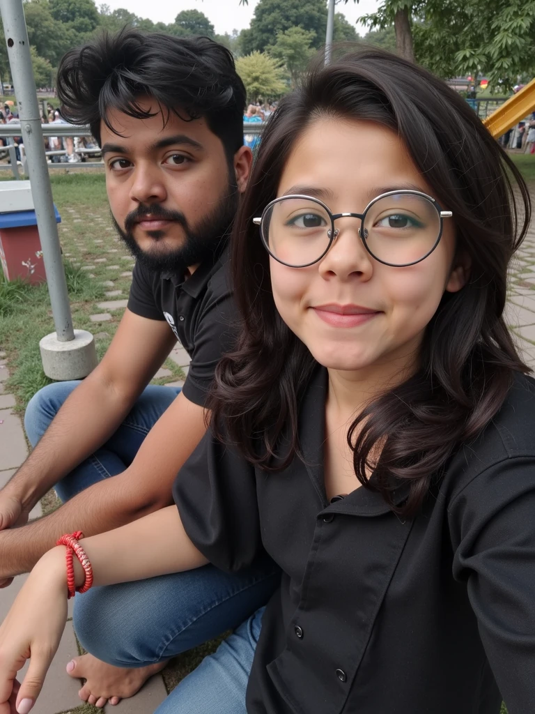 there is a man and woman taking a selfie on the street, lovely couple, in love selfie, in city of London, couple pose, happy couple, candid picture, taken with sony alpha 9, 8k selfie photograph, photo taken with sony a7r camera, jayison devadas, very very low quality picture, cute photo, photo taken in 2 0 2 3 standard background with cinematic