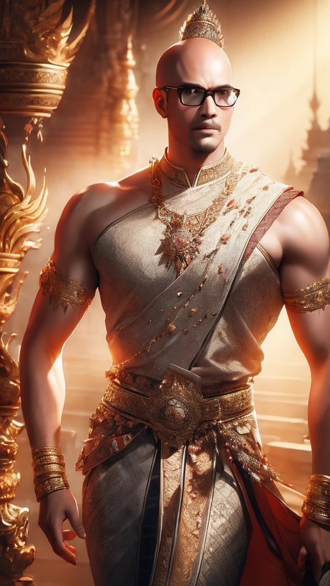 (8K, RAW photos, Highest quality) masterpiece, 1 boy, 20 years old, pose walking down the stairs, wearing a sexy royal sari, the sari sags just covering the sensitive area,, ,Asian boy, looking at camera, standing in the ancient Kingdom, posing in a spoiled style, showing her perky and muscular breasts, puffy nipples, sexy six pack, slim waist, Handsome, Thick body hair, Sequin background, cinematic lighting, UHD