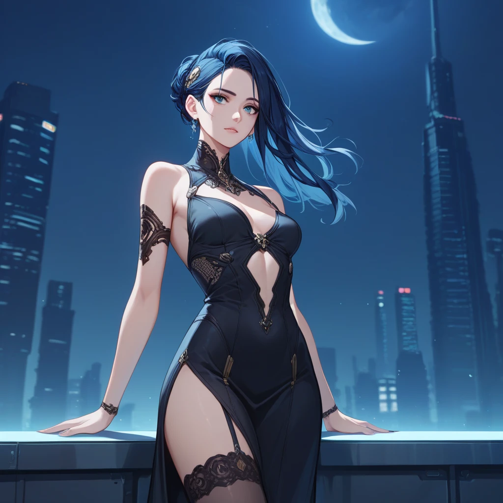 (Silhouette art,best quality,top quality,masterpiece,4k,)(fashion models),
(((arte em papel cortado,A world where only black exists:1.2),
(style of 90s anime portraition),1lady,Solo,slim body,perfect female shape,epic quality,graceful dancing,elegant posture,
(profile:1.2),ray tracing,movie level lighting,Cinematic storyboard,high heels,Moonlight,The moon behind,beautiful thighs,thin thighs,Delicate legs,beautiful legs,sexy legs,long legs)),Slender,
sunder
(Dark moon)
Textured glass background,staying in a completely dark World,