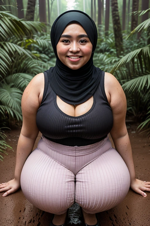 Extremely Morbidly Obese Moroccan girl