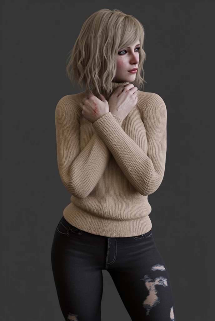 masterpiece, best quality,
1girl, ponytail, baseball cap, toned, large breasts, ((sweater)), black thighhighs, blush, crossed arms, bedroom, pout , photorealism, high contrast, photorealistic, 8k HD high definition detailed realistic, detailed, skin texture, hyper detailed, realistic skin texture, best quality, (photorealistic:1.4), high resolution, detailed, raw photo, photo realistic, (high detailed skin:1.2), 8k uhd, dslr, soft lighting, high quality, film grain, Fujifilm XT3), hyper realistic lifelike texture dramatic lighting unreal engine, even, neutral light, key light, bold, bright colours,