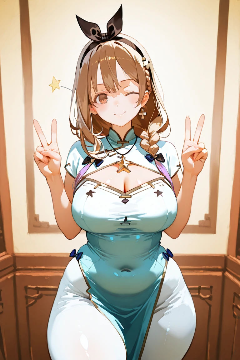 highest quality、smile、Big Breasts、Cleavage、Ram's horn、clothes、grassland
