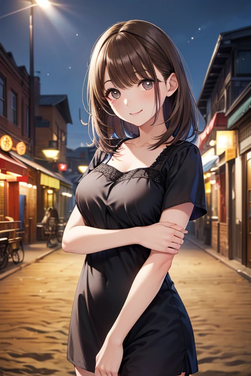(top-quality、hight resolution)、First Class Stripper、(((Lewd dress)))、(loud laugh)、Lewd eyes、nsfw、from front、Strip theater