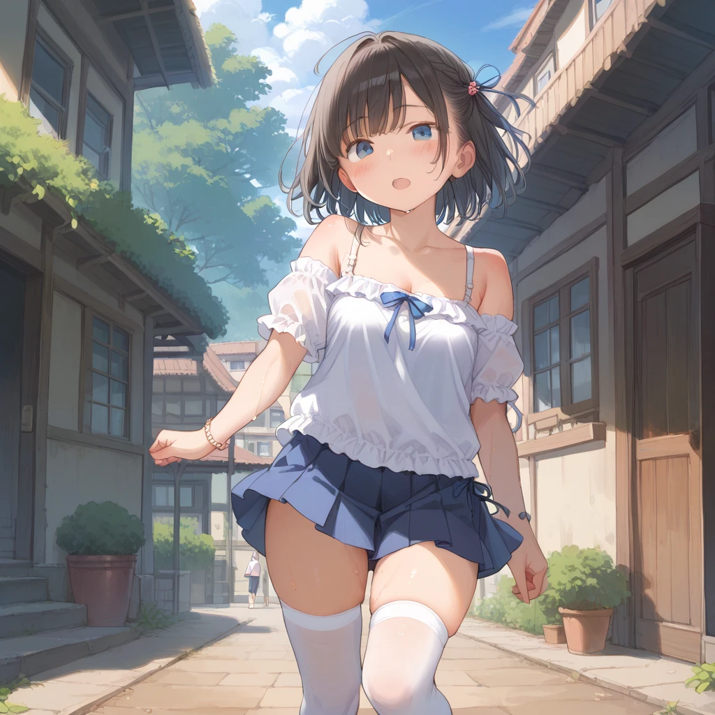 blue open sky
