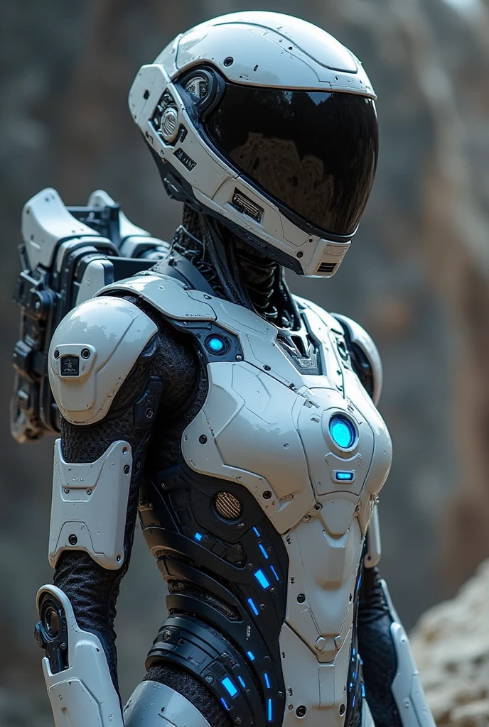 フェイスHelmetデザイン,Helmetのデザイン,robot,Android,Primary school students ,Young Girl,,Height: 130cm,Character portrait,Simple design,Deformation,Mini character,Pitch Resuit,Perfect Suit,Perfect costume,Yoga Suit,robotジョイント,Plug Suit,Spacesuit,Full body illustration,Helmet,Face masks,フルFace masksをかぶっている,three views,side,Back design,Back design,Horizontal design,Close-up of face,Face design,head